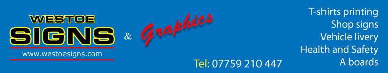 Westoe Signs and Graphics Banner